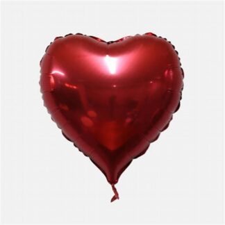 Гелієве фольговане серце – червона кулька у формі серця, 150 грн/шт