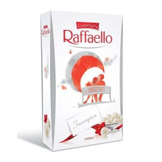 Цукерки Raffaello 80 г – елегантний делікатес від Ferrero з ніжною вершковою начинкою та хрустким кокосовим покриттям