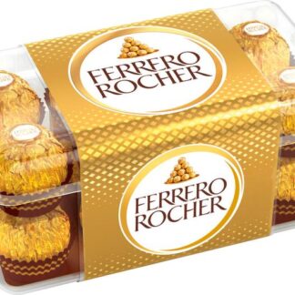 Цукерки Ferrero Rocher 200 г – розкішний делікатес від Ferrero з хрустким фундуком, ніжною нугатною начинкою та шоколадною глазур’ю.