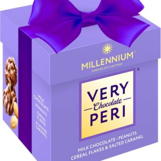 Цукерки Millennium 140 г – вишуканий делікатес від Millennium Chocolate Factory з молочним шоколадом, арахісом, злаковими пластівцями та солоною карамеллю.